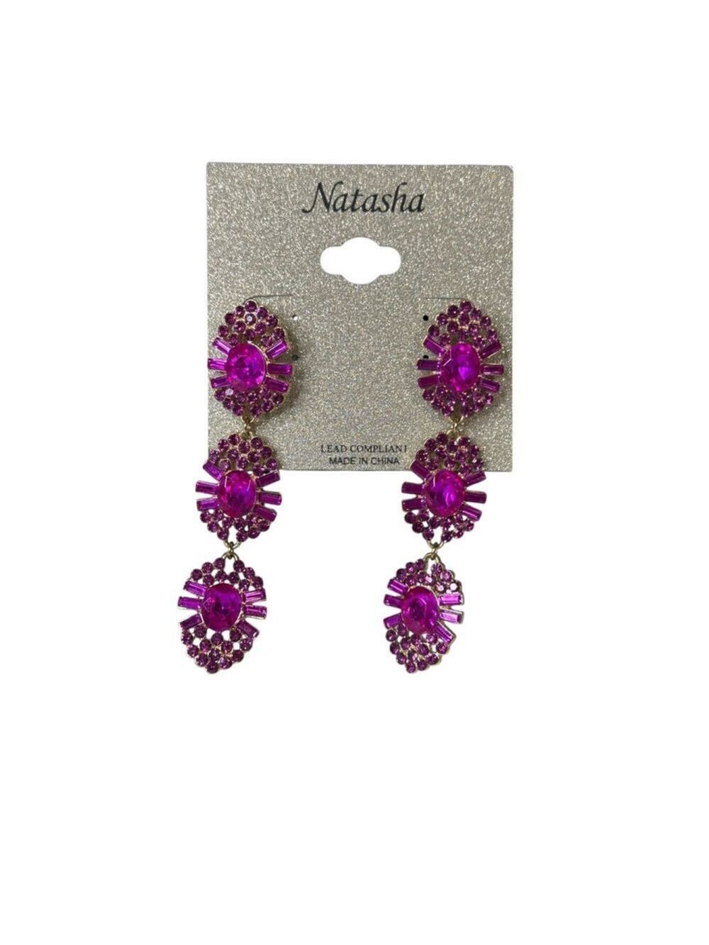 Natasha Linear Crystal Drops